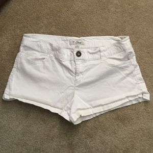 Guess white shorts